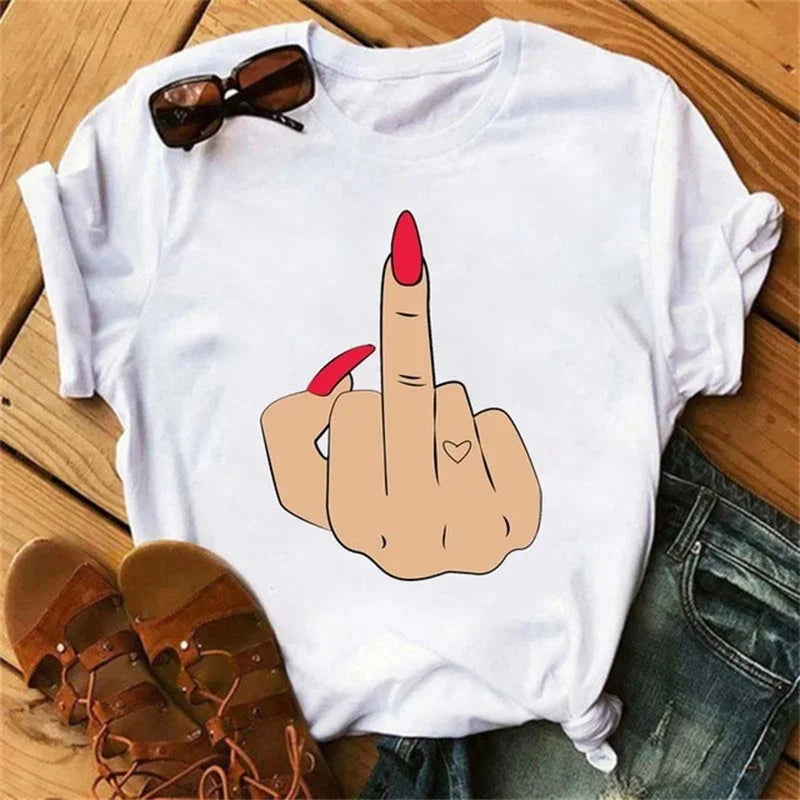 Plus Size Cartoon Graphic T-Shirt